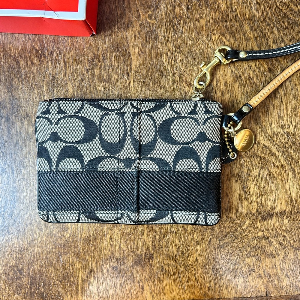 Coach Signature Wristlet - Picture 10 of 15